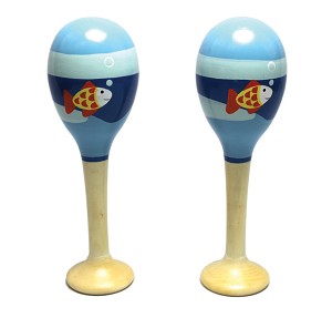 Maracas with Handle - Fish